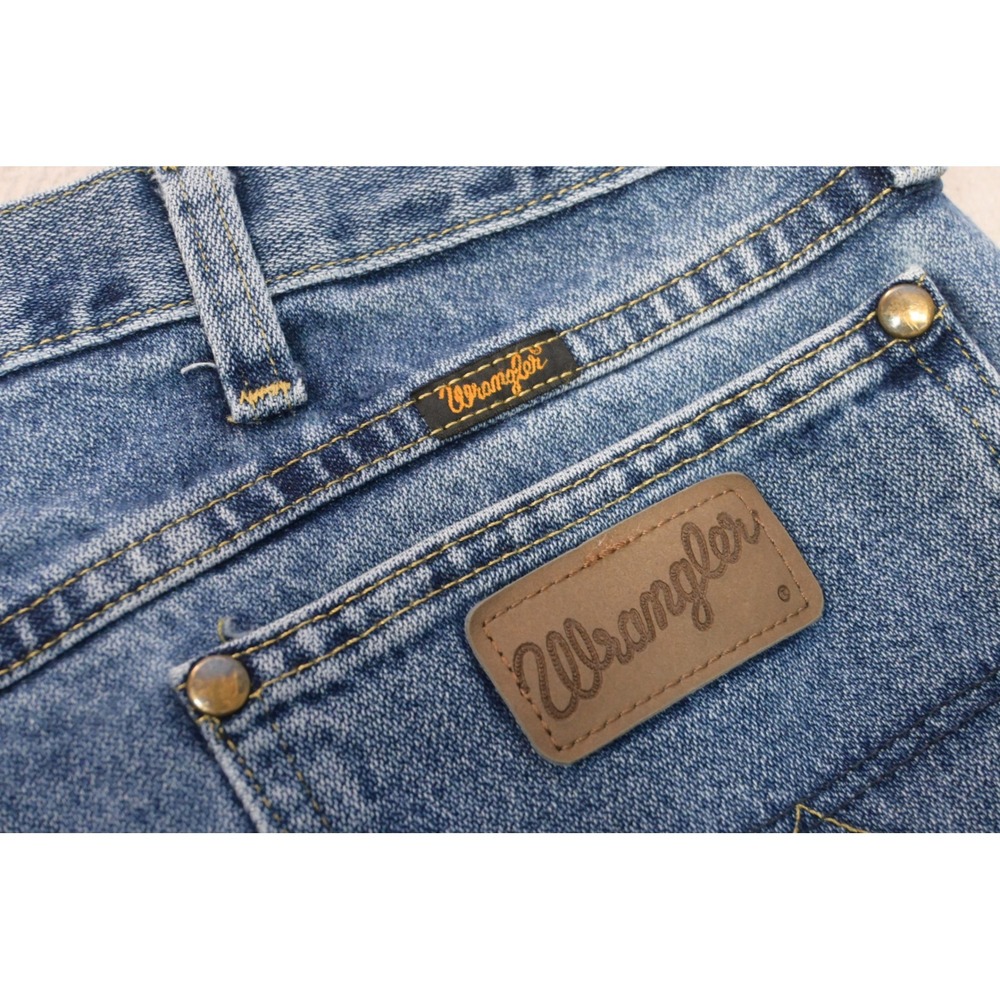 Wrangler‎ Jeans Mens 35x31 Blue George Strait Relaxed Fit Straight Leg Excellent